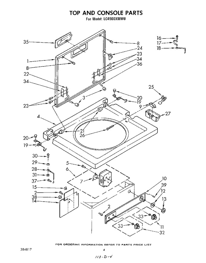 Diagram for LC4900XMW0