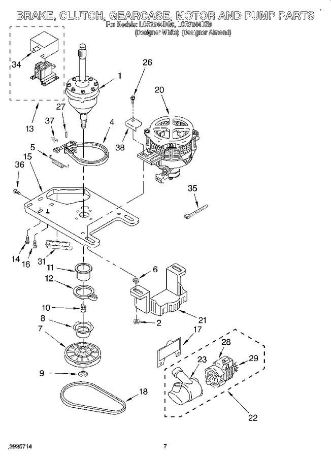 Diagram for LCR7244DQ0