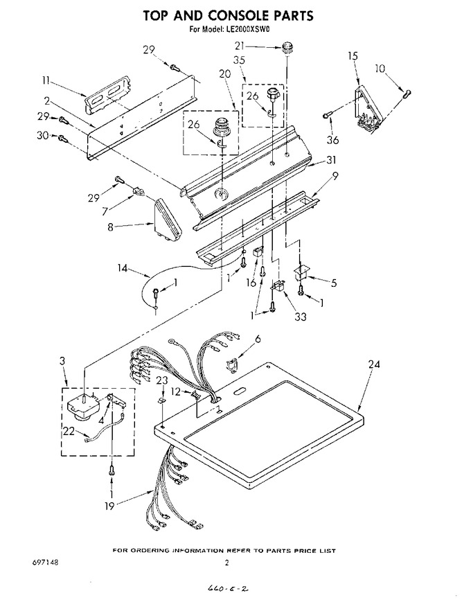 Diagram for LE2000XSW0