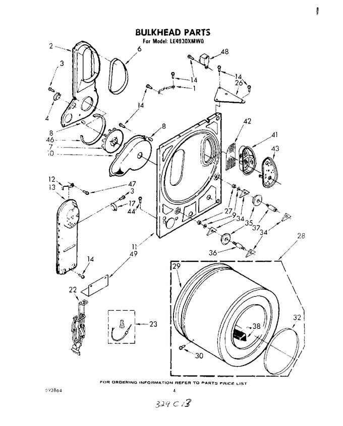 Diagram for LE4930XMW0