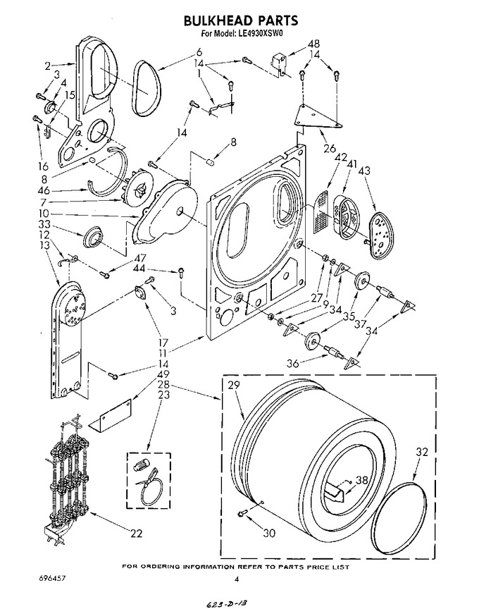Diagram for LE4930XSW0