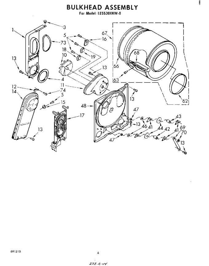 Diagram for LE5530XKW0