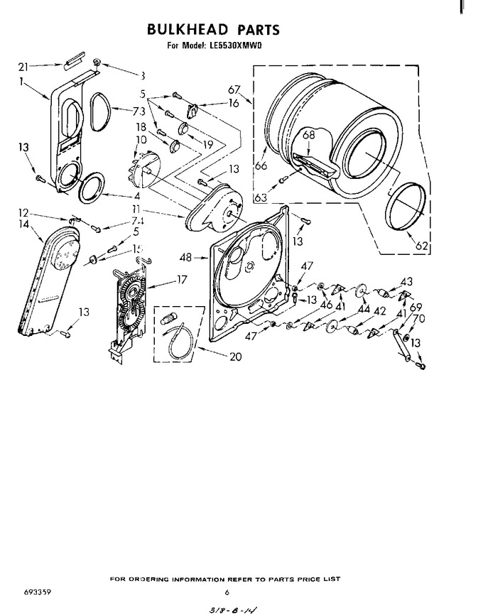 Diagram for LE5530XMW0