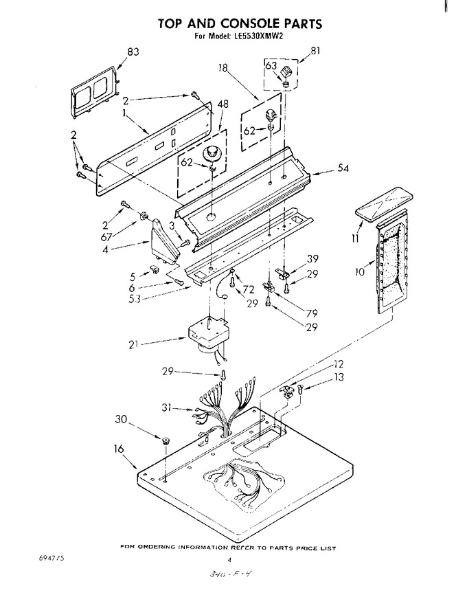 Diagram for LE5530XMW2