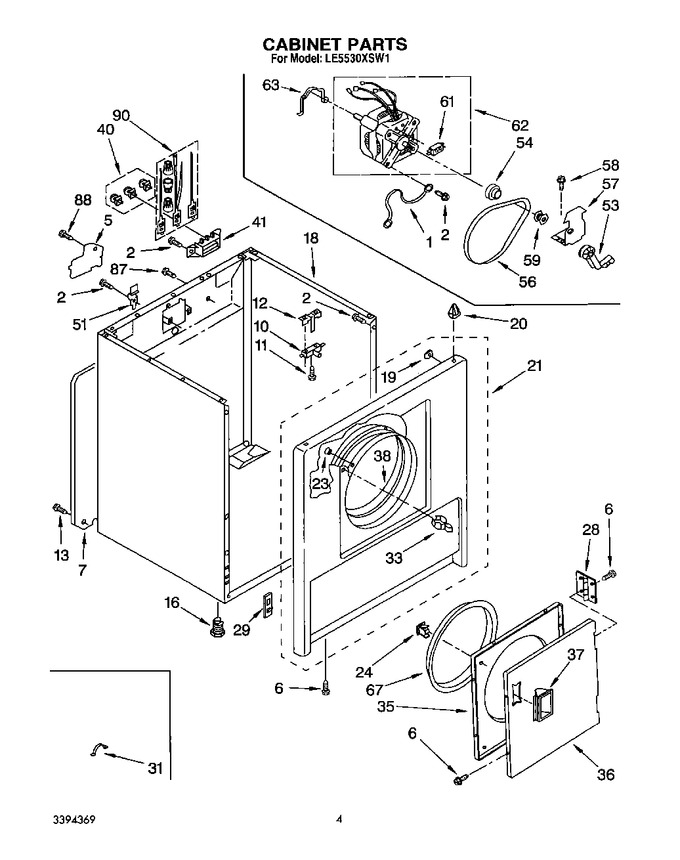Diagram for LE5530XSW1