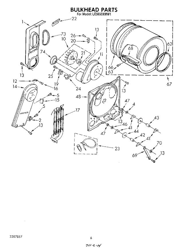 Diagram for LE5650XMW1