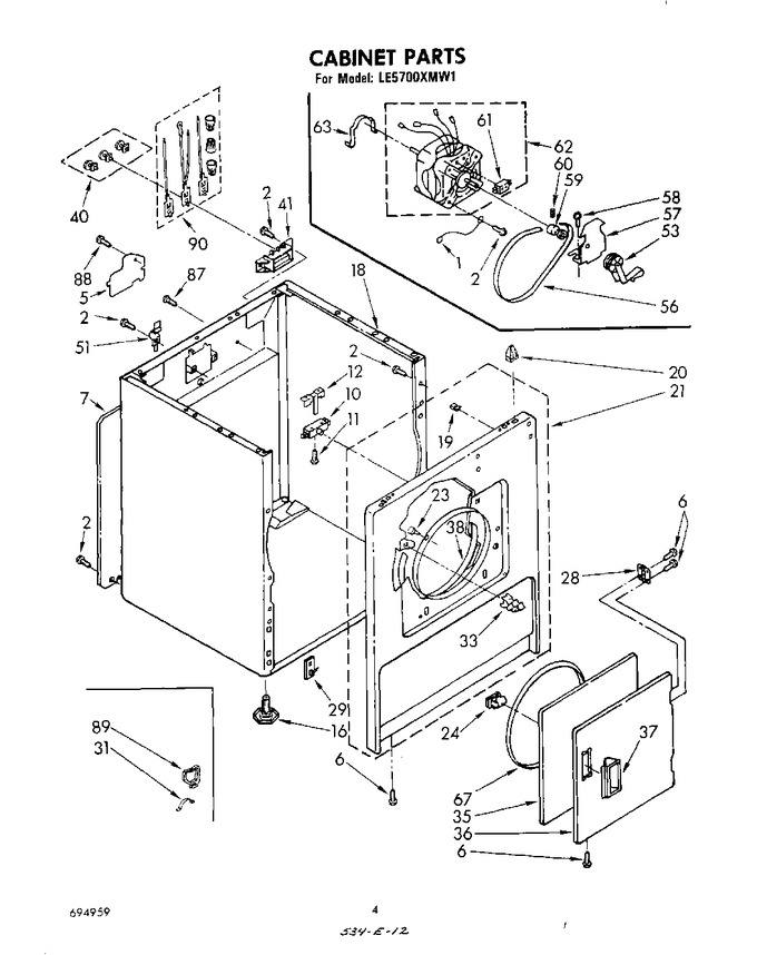 Diagram for LE5700XMW1