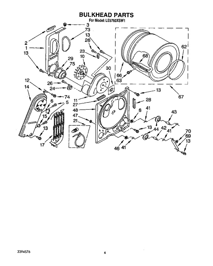 Diagram for LE5760XSW1