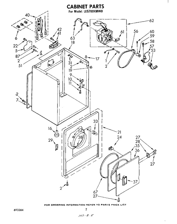 Diagram for LE5780XMW0