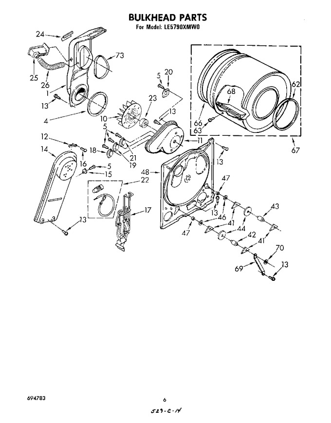 Diagram for LE5790XMW0