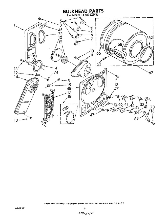 Diagram for LE5800XMW1