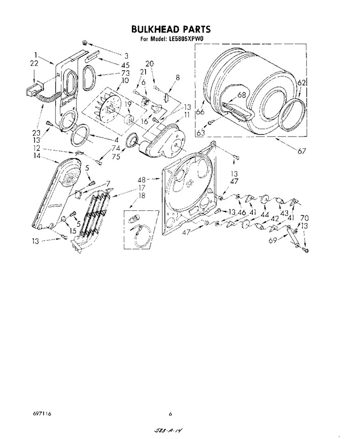 Diagram for LE5805XPW0