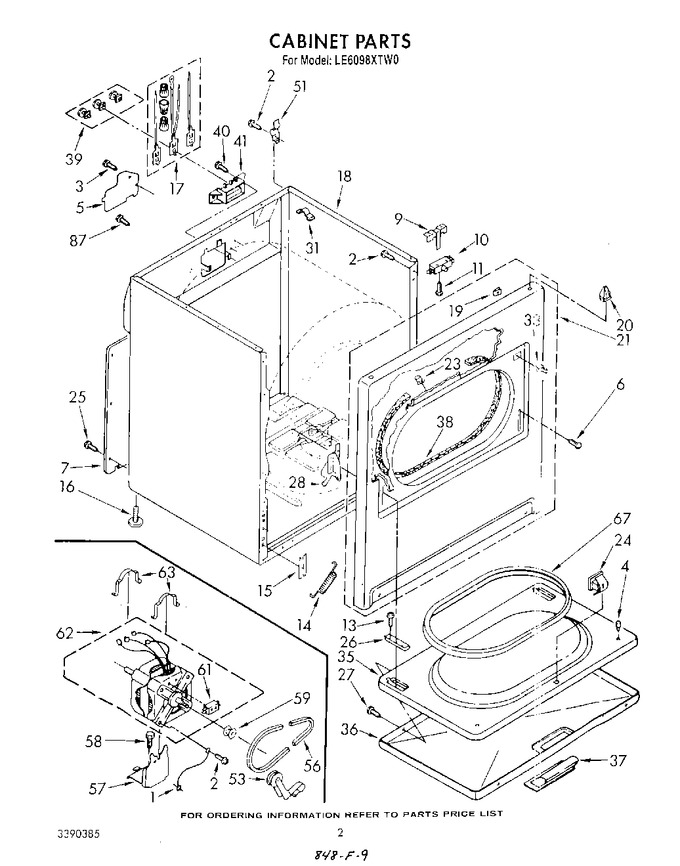 Diagram for LE6098XTF0