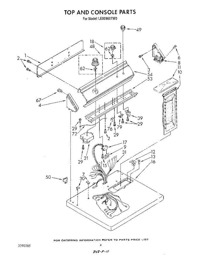 Diagram for LE6098XTM0