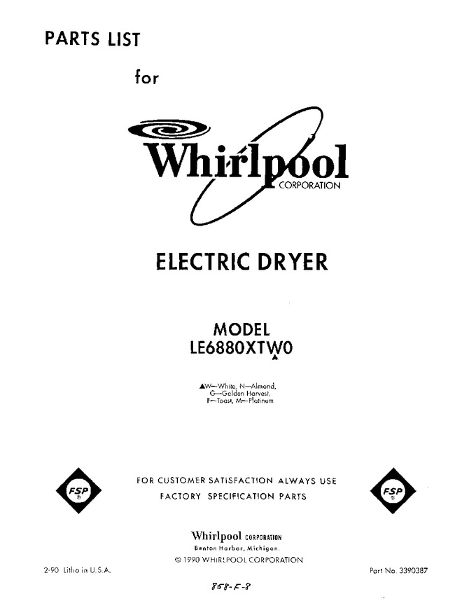 Diagram for LE6880XTG0