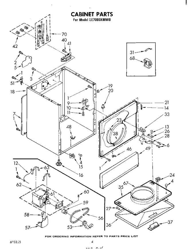 Diagram for LE7000XMW0