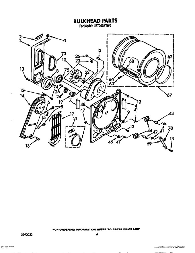 Diagram for LE7000XTN0