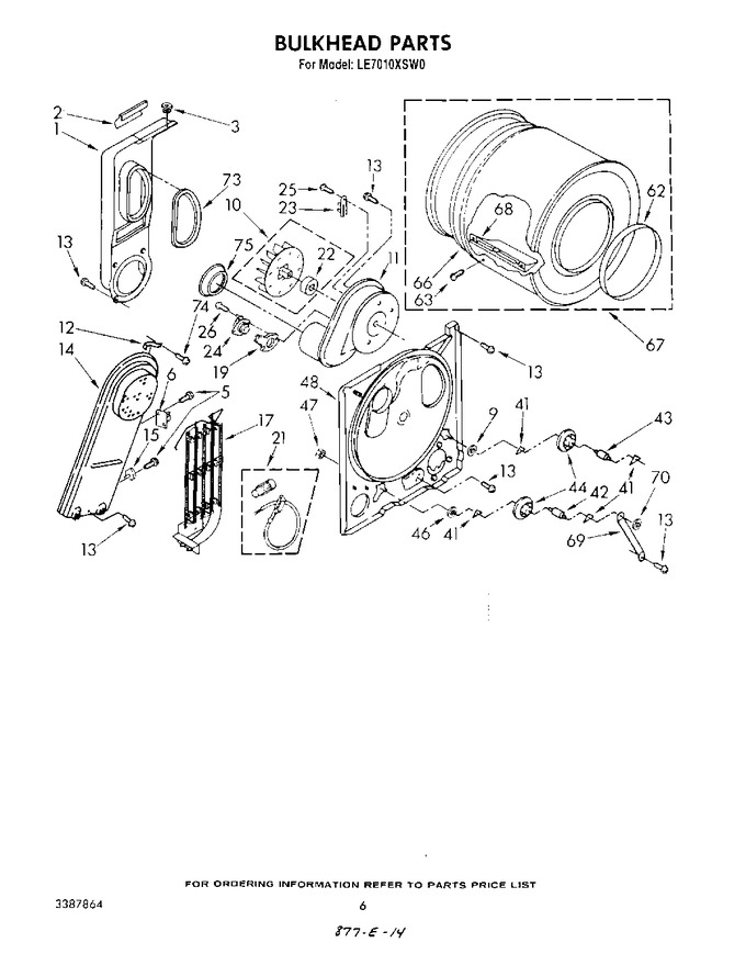 Diagram for LE7010XSW0