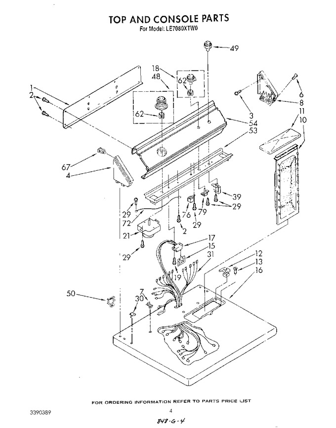 Diagram for LE7080XTF0