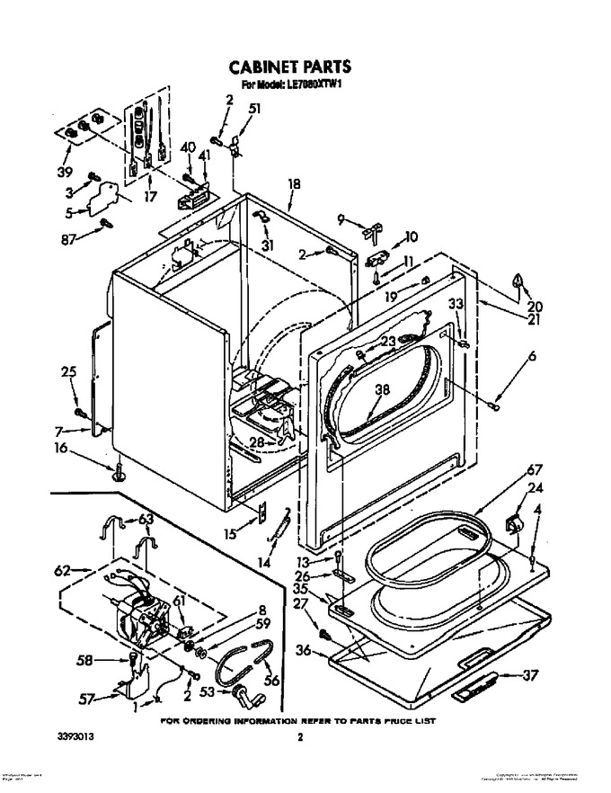 Diagram for LE7080XTW1