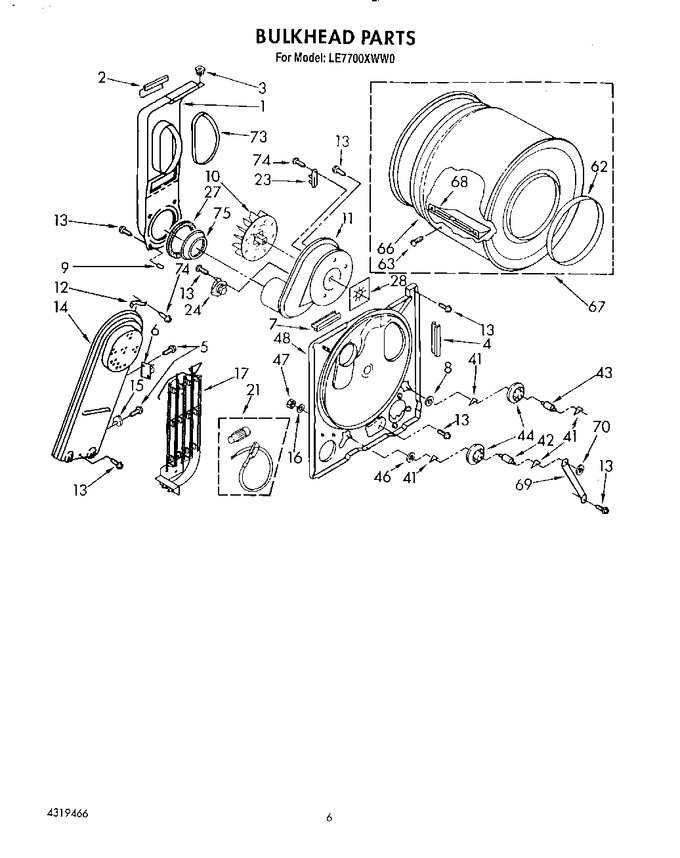 Diagram for LE7700XWW0