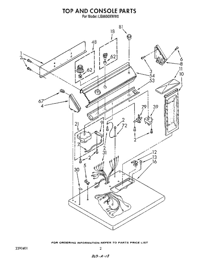 Diagram for LE8600XWW0