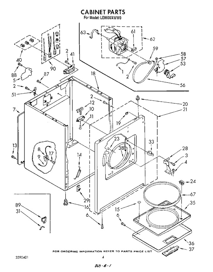 Diagram for LE8600XWW0