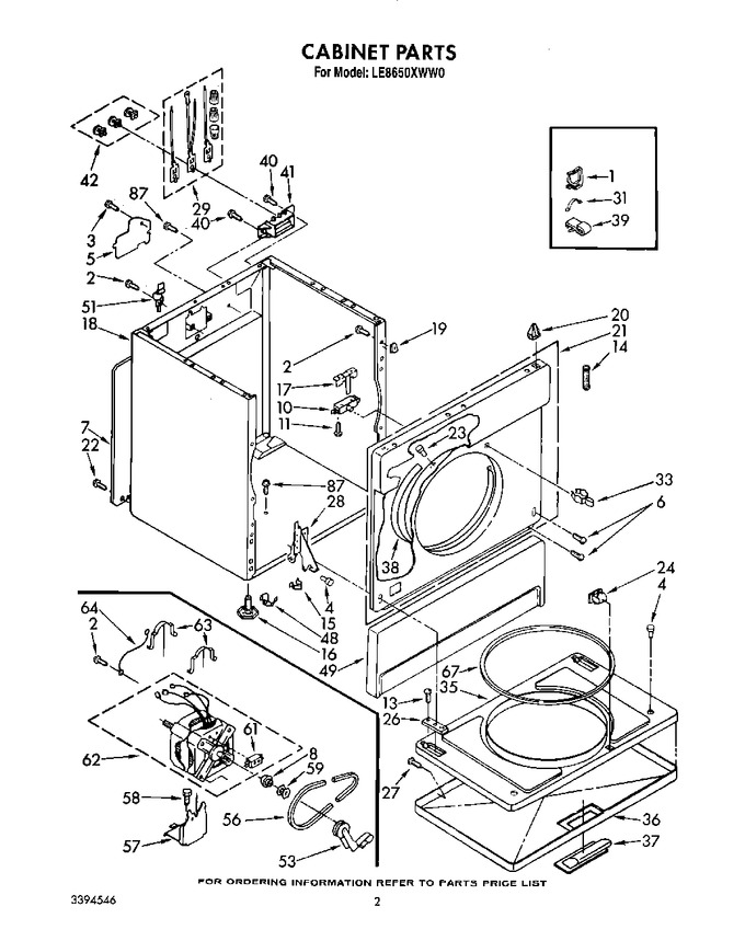 Diagram for LE8650XWN0