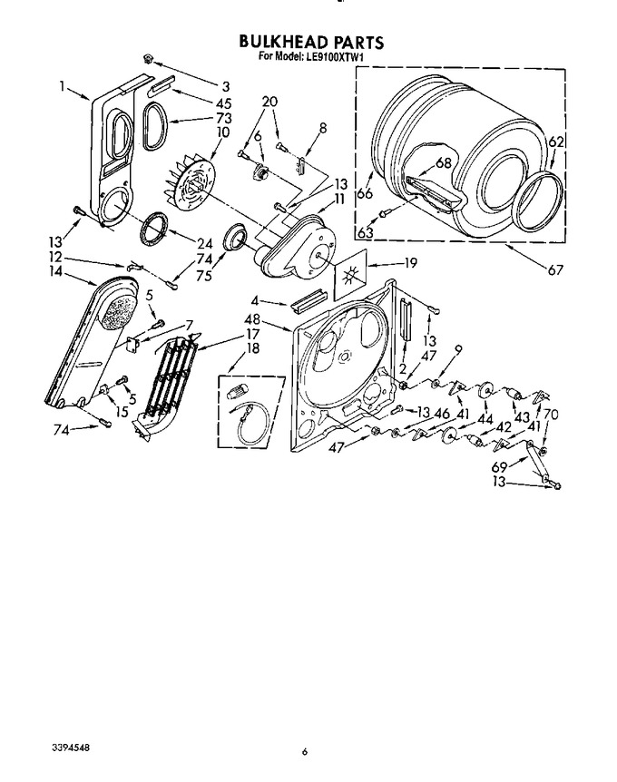 Diagram for LE9100XTN1