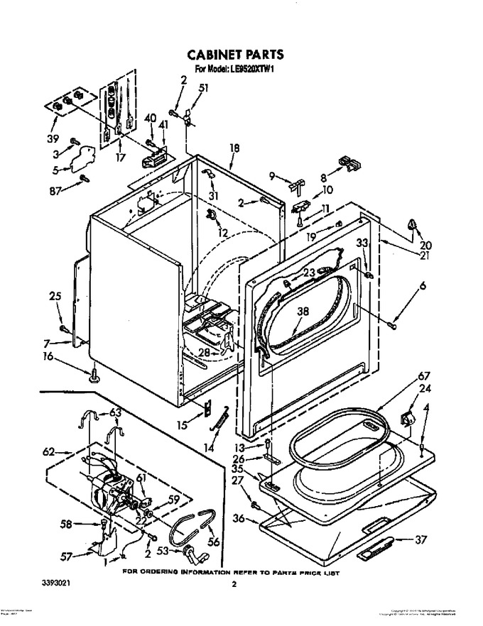 Diagram for LE9520XTW1
