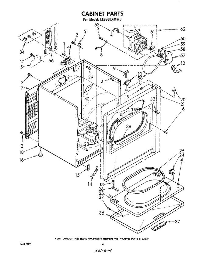 Diagram for LE9800XMW0