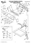 Diagram for 01 - Top And Console Parts