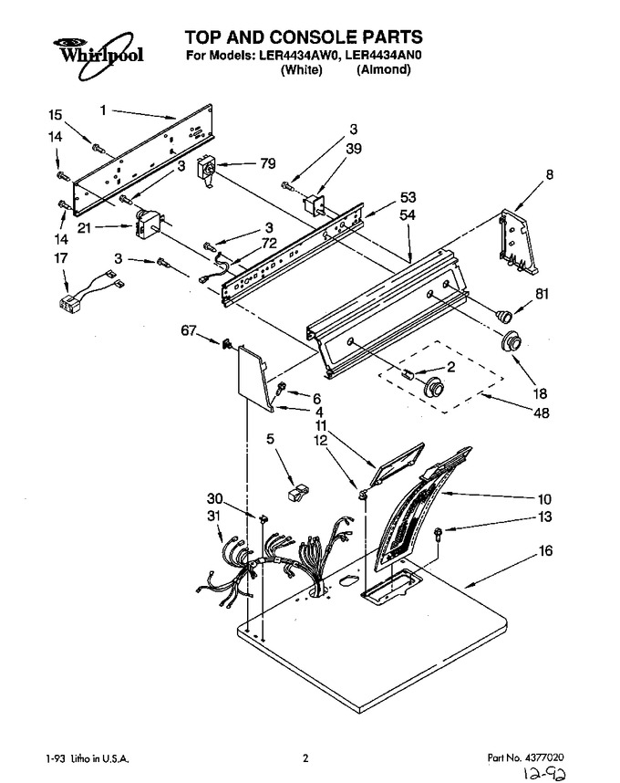 Diagram for LER4434AW0