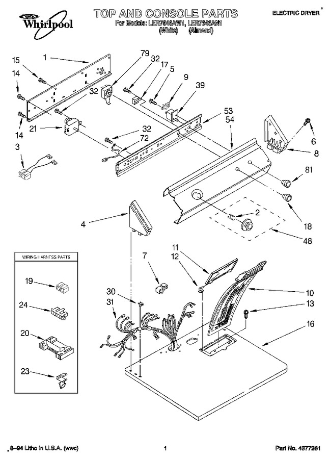 Diagram for LER7646AW1