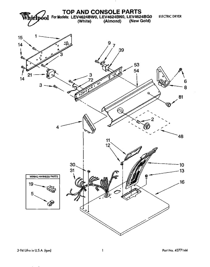 Diagram for LEV4624BW0