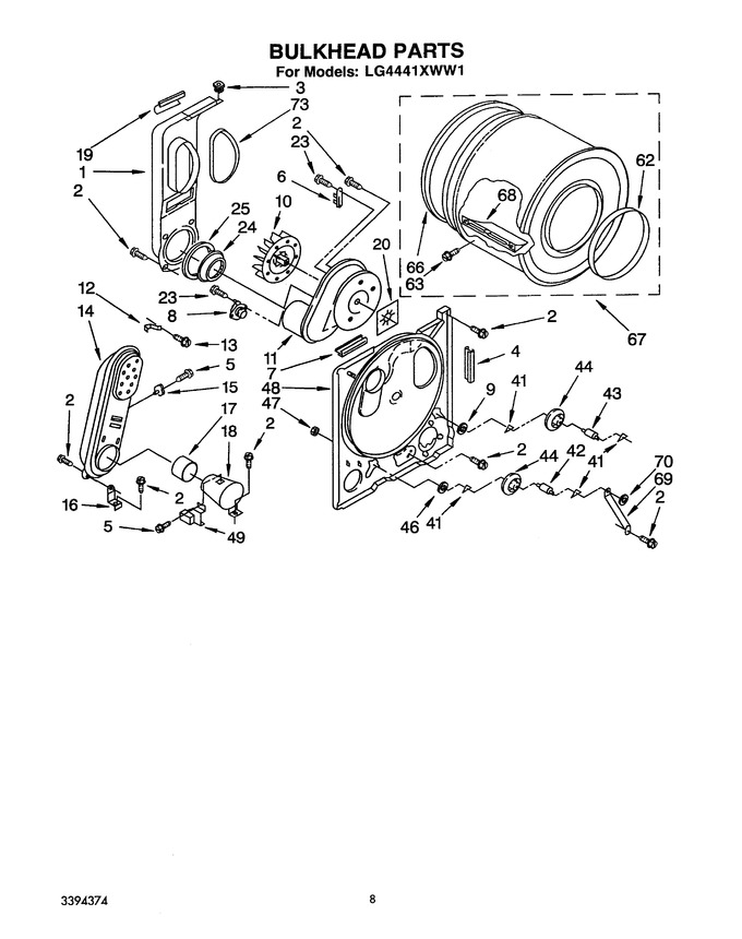 Diagram for LG4441XWW1