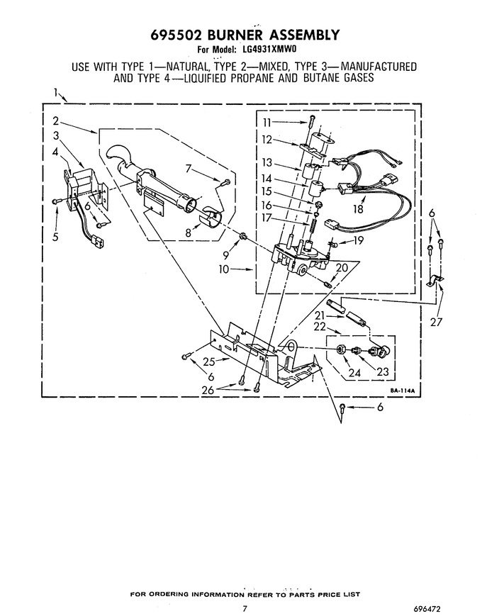 Diagram for LG4931XMW0