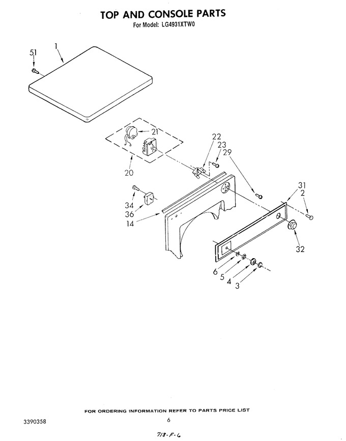 Diagram for LG4931XTN0