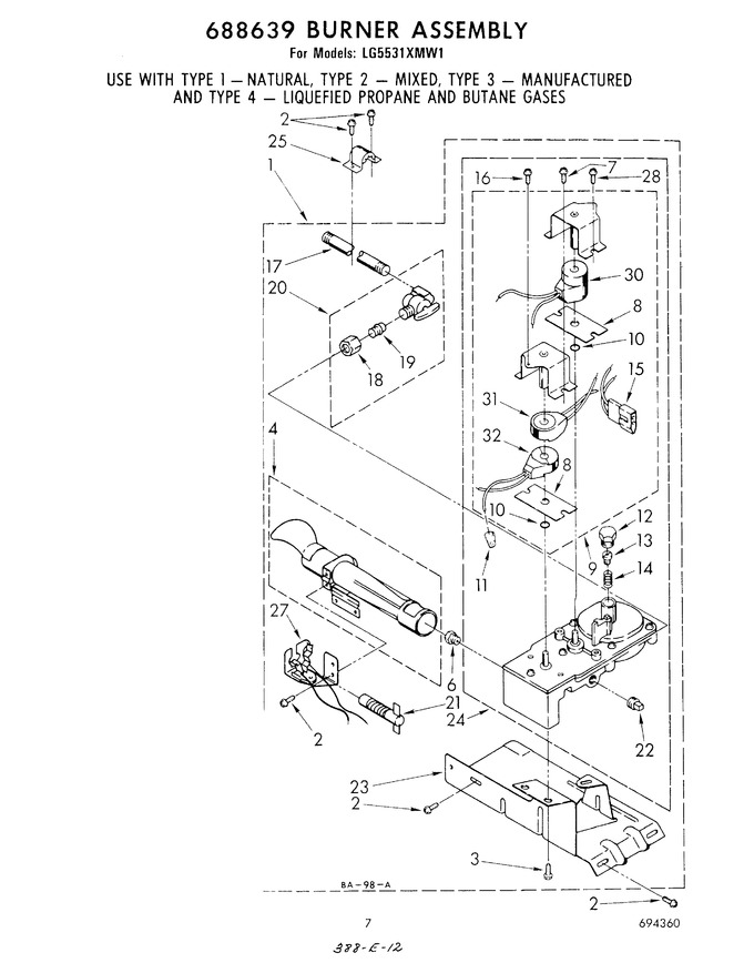 Diagram for LG5531XMW1