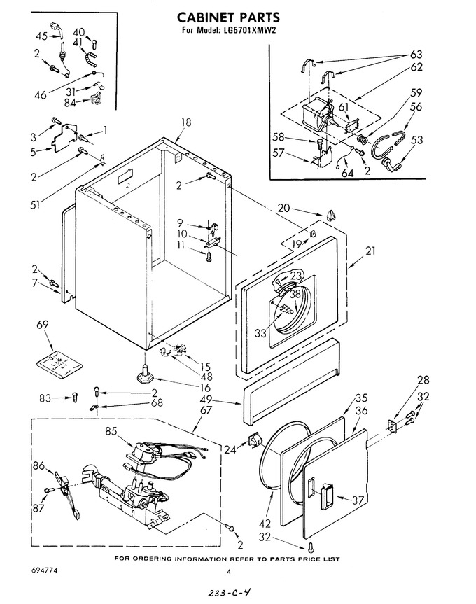 Diagram for LG5701XMW2