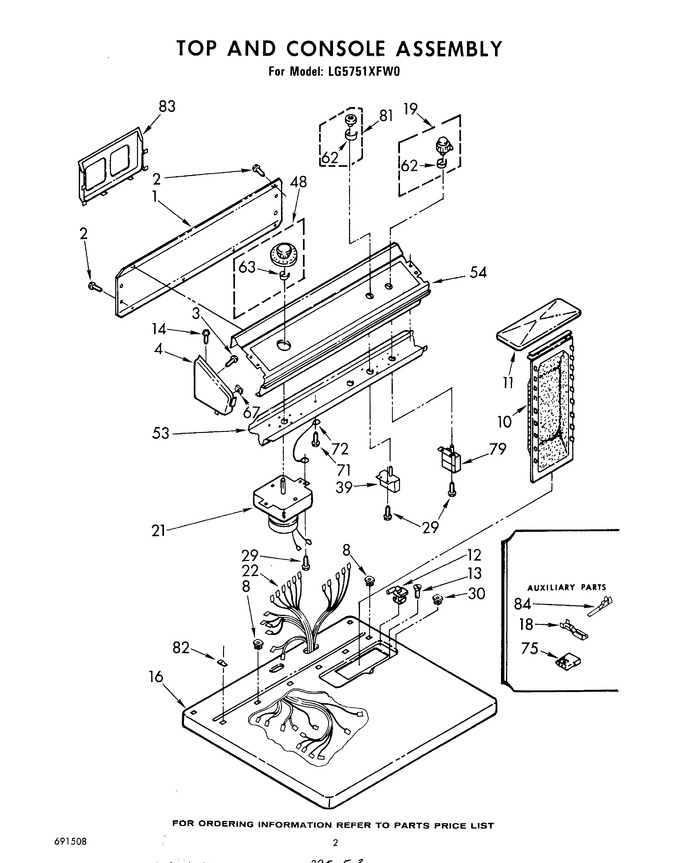 Diagram for LG5751XFW0