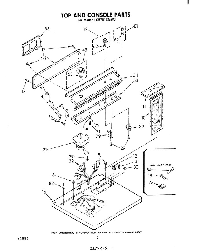 Diagram for LG5751XMW0