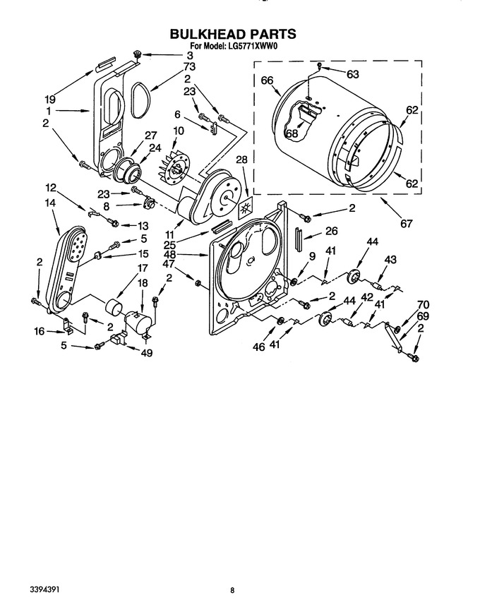 Diagram for LG5771XWW0