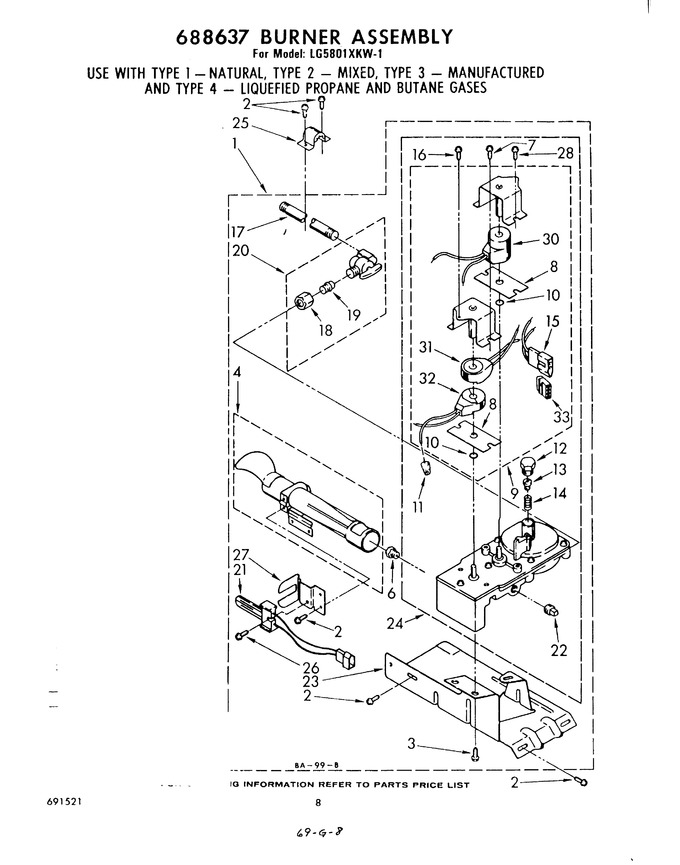 Diagram for LG5801XKW1
