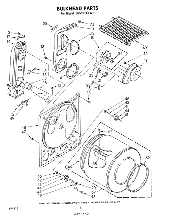 Diagram for LG5921XKW1