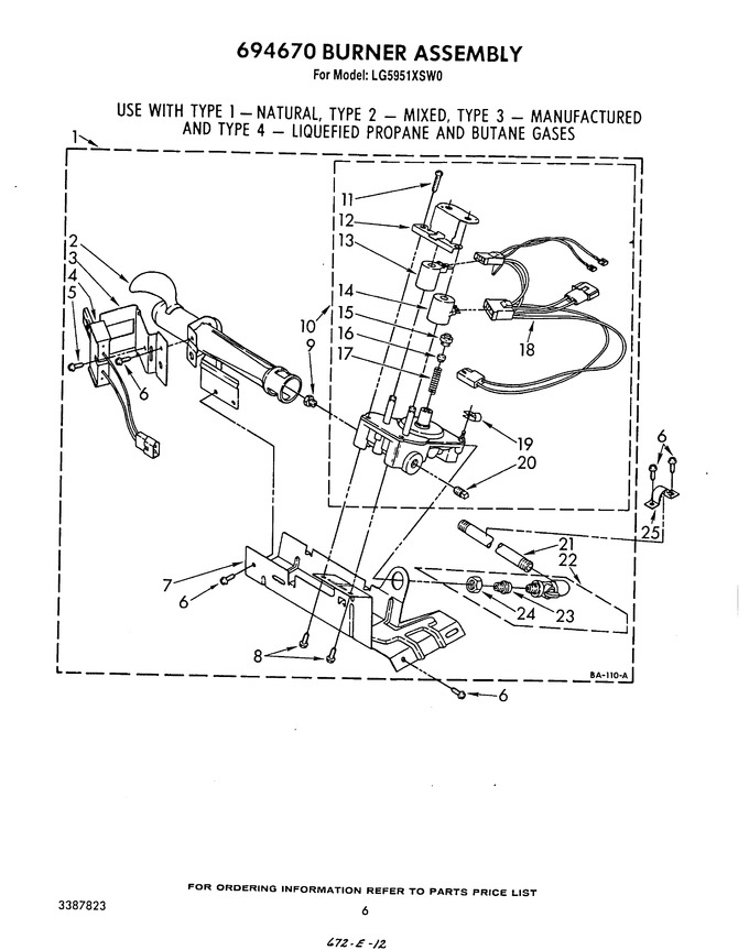 Diagram for LG5951XSW0