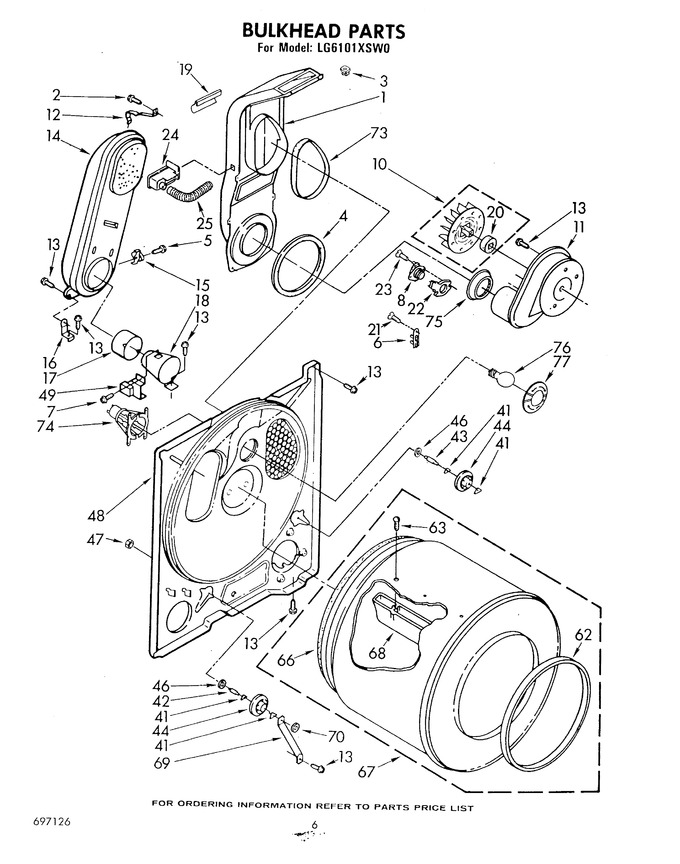 Diagram for LG6101XSW0