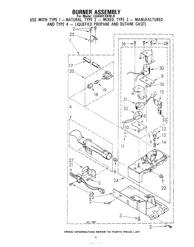Diagram for LG6401XKW0