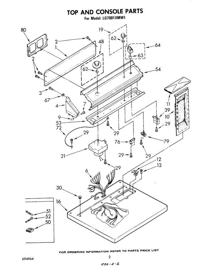 Diagram for LG7001XMW1