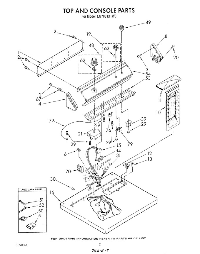 Diagram for LG7081XTM0